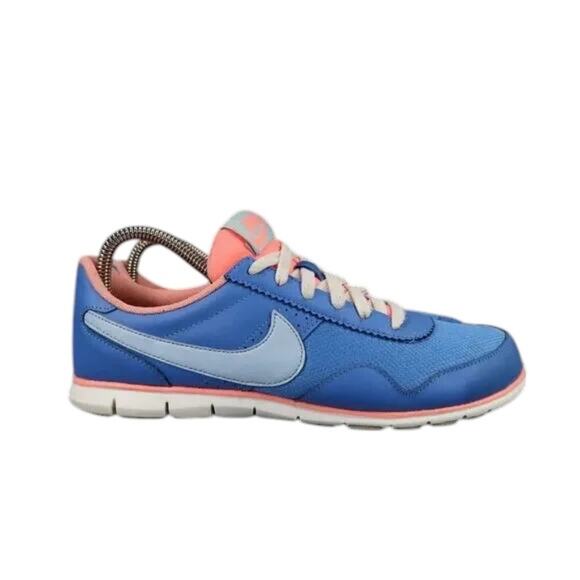 Nike Shoes Womens 7 Athletic Sneakers Trainers Victoria Low Blue Lace Up Sport - Picture 1 of 14
